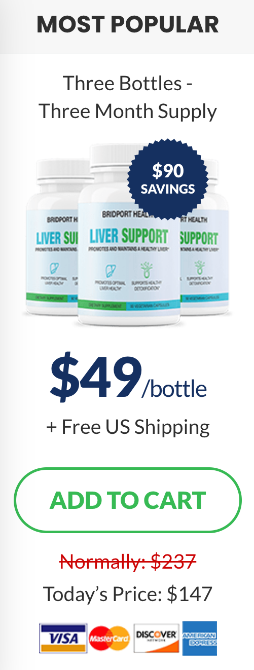 Bridport Health Liver Support - 3 Bottles